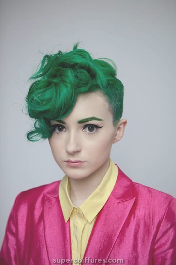 71 idées de teinture de cheveux verts que vous allez aimer