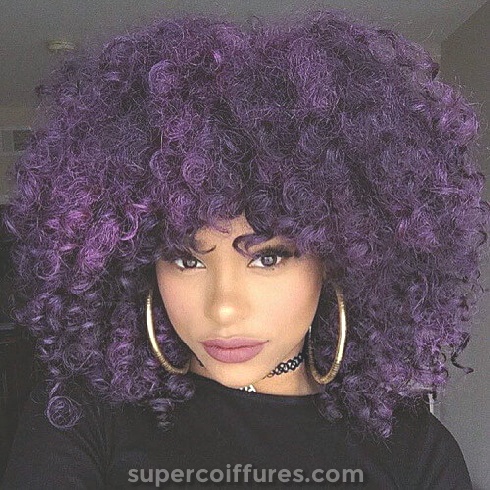 50 suggestions de cheveux violets fabuleux