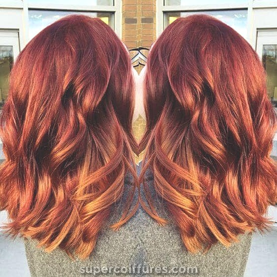 Les 27 coiffures les plus chaudes de couleur rouge