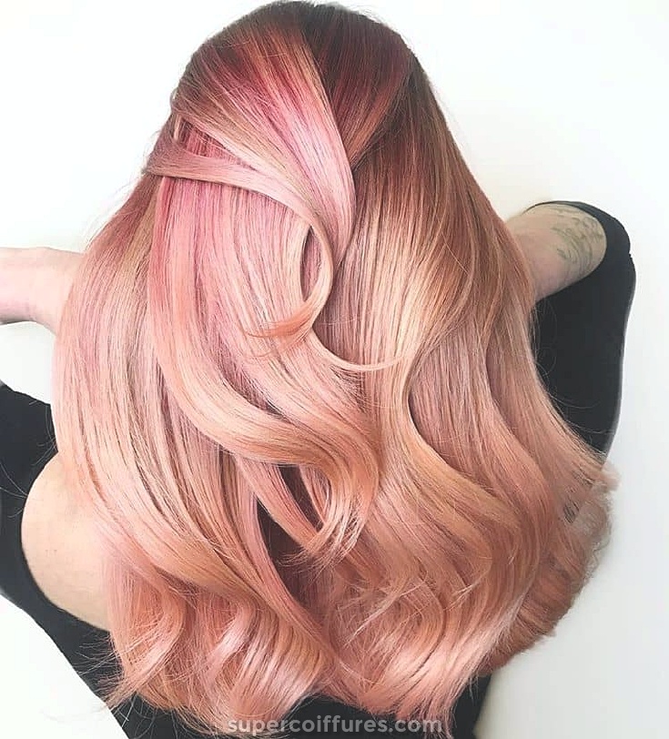 50 façons audacieuses et subtiles de porter des cheveux rose pastel