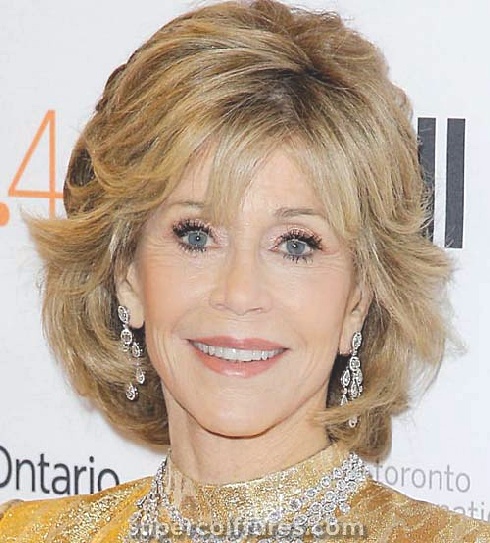 30 plus élégantes et charmantes coiffures Jane Fonda