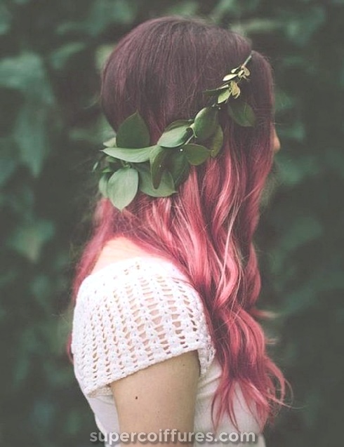 30 idées de cheveux Ombre Rose