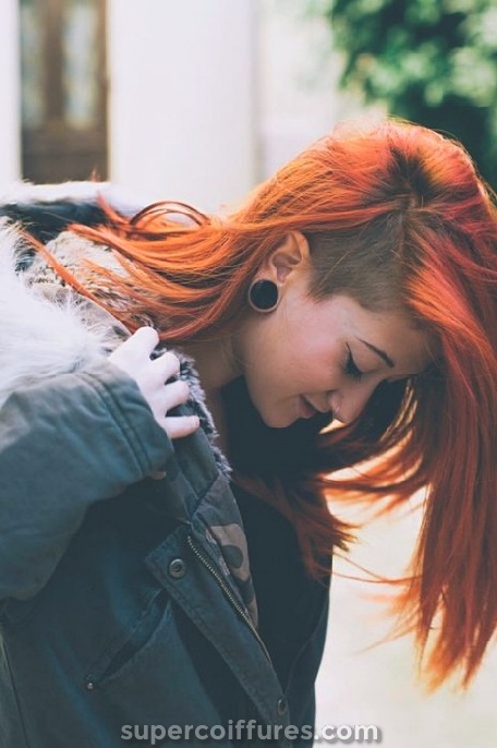 30 idées les plus chaudes de cheveux Ombre Rouge