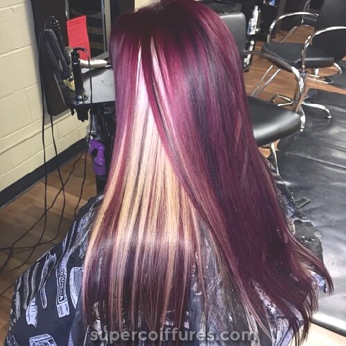 50 belles idées de couleur de cheveux de prune