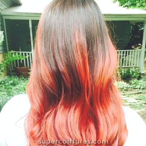 50 idées de cheveux rouge ombreux