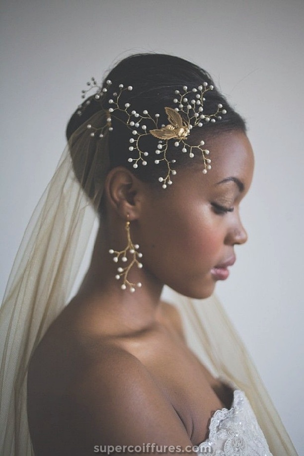 30 coiffures de mariage pour les femmes noires