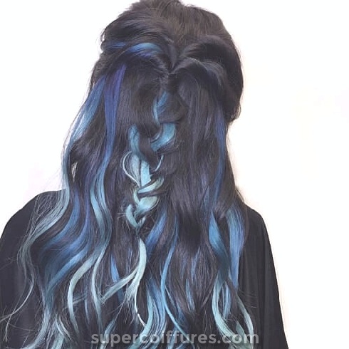 50 styles de cheveux bleu ombré super cool