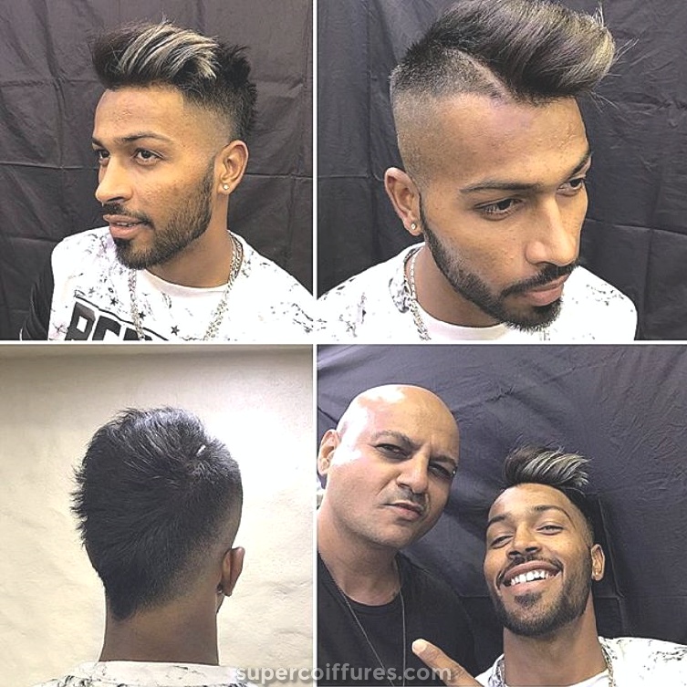 20 coiffures Hardik Pandya - Look élégant et audacieux