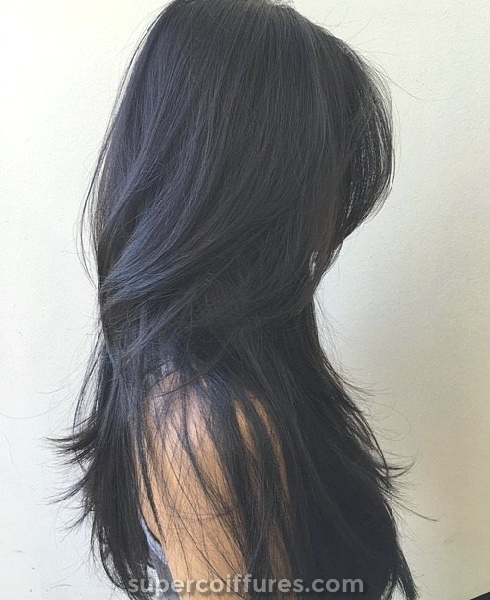 20 coiffures longues couches glamour pour femmes