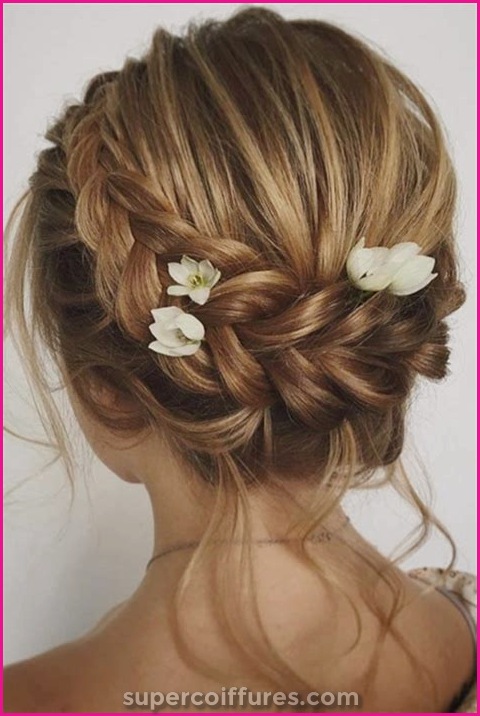 Les tresses pour une coiffure de mariage bohème chic